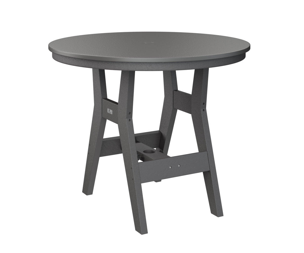 Berlin Gardens Harbor Counter Tables 38" Round Counter Table with Hammered Top
