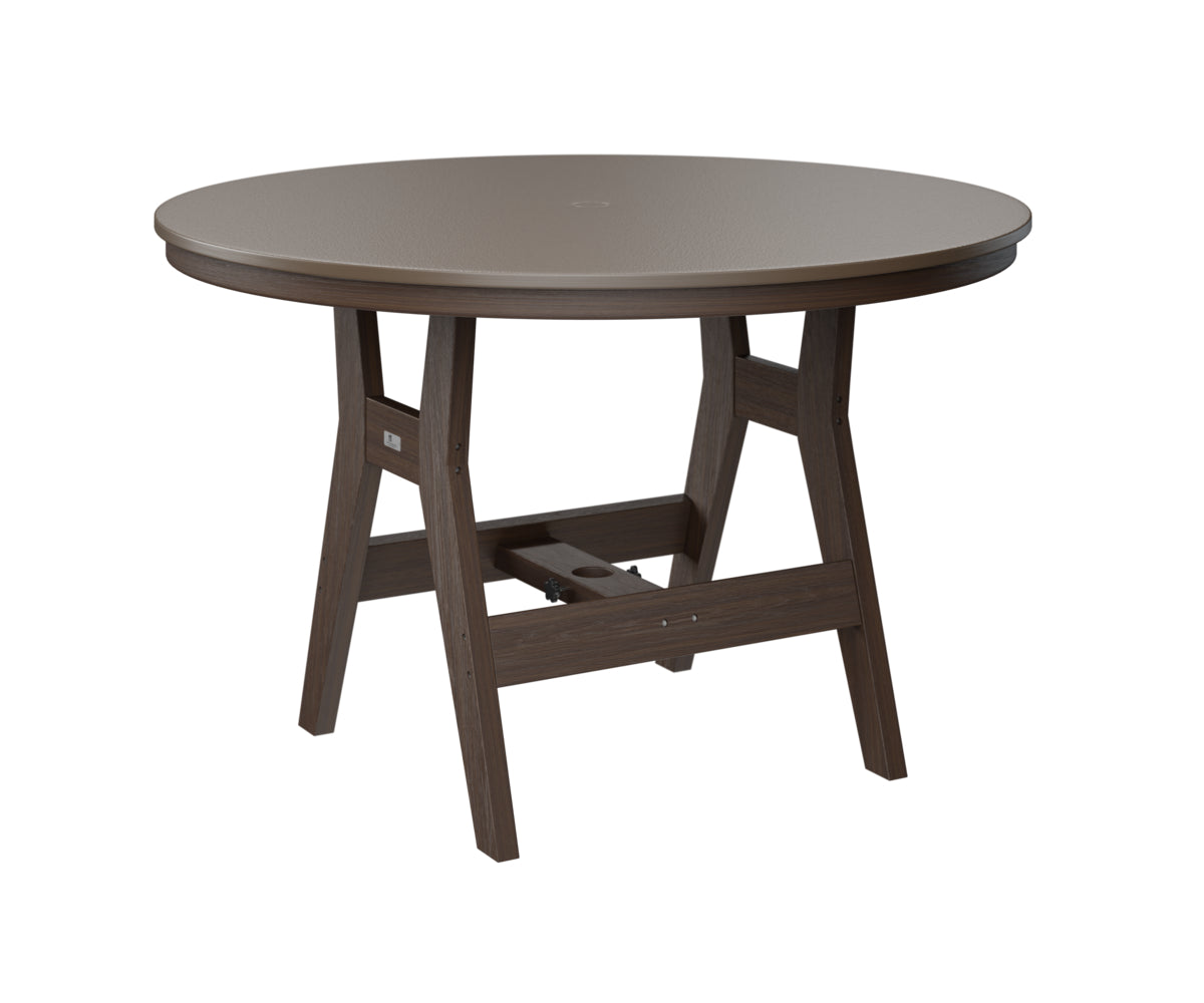 Berlin Gardens Harbor Counter Tables 48" Round Counter Table with Hammered Top