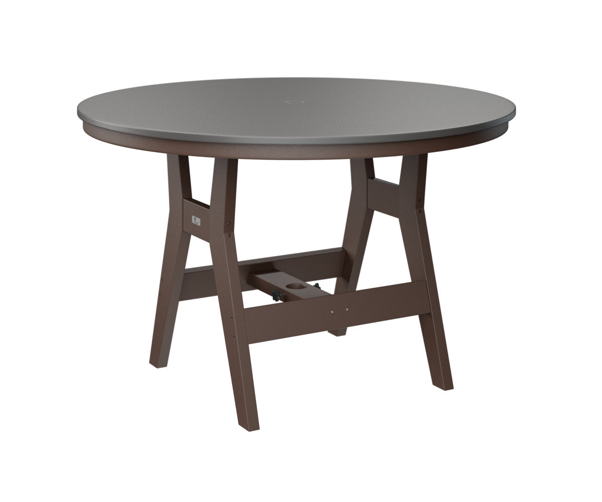 Berlin Gardens Harbor Bar Tables 48" Round Bar Table with Hammered Top