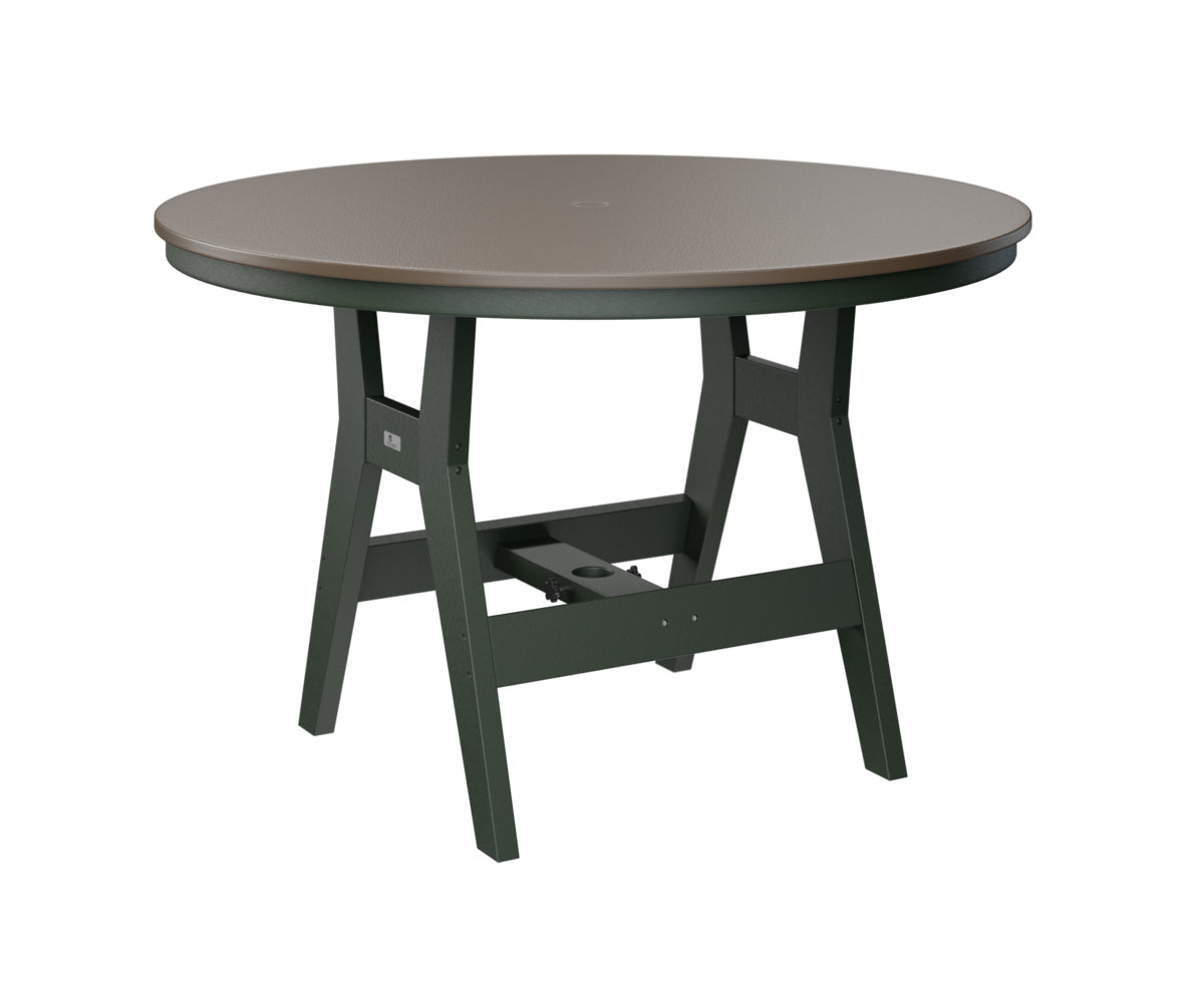 Berlin Gardens Harbor Bar Tables 48" Round Bar Table with Hammered Top