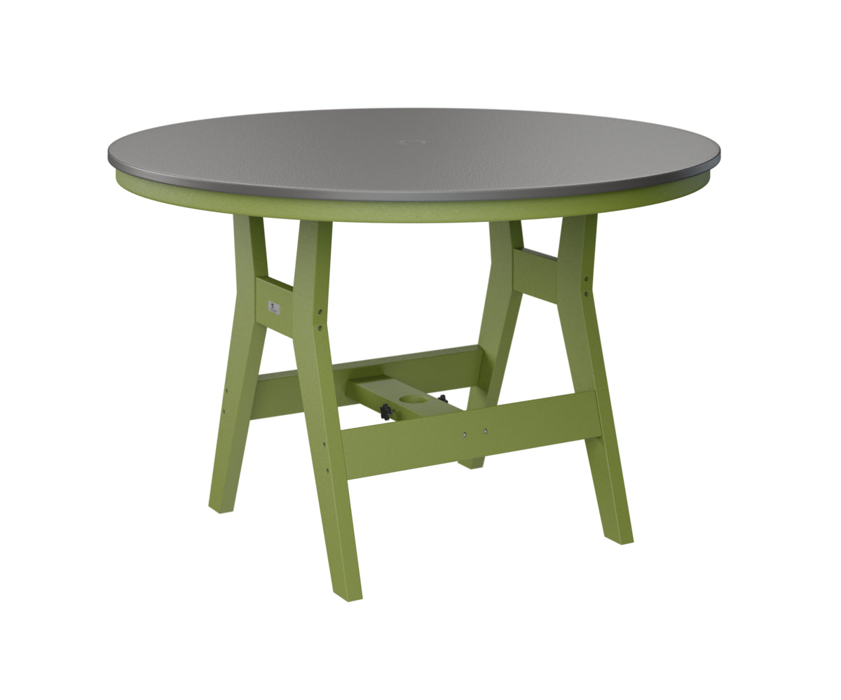 Berlin Gardens Harbor Counter Tables 48" Round Counter Table with Hammered Top