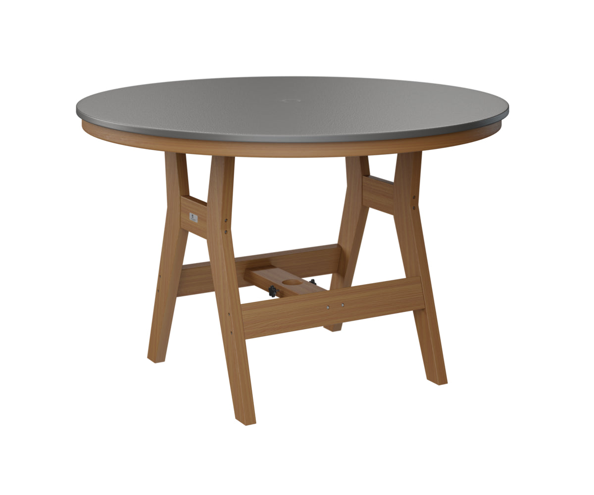 Berlin Gardens Harbor Counter Tables 48" Round Counter Table with Hammered Top