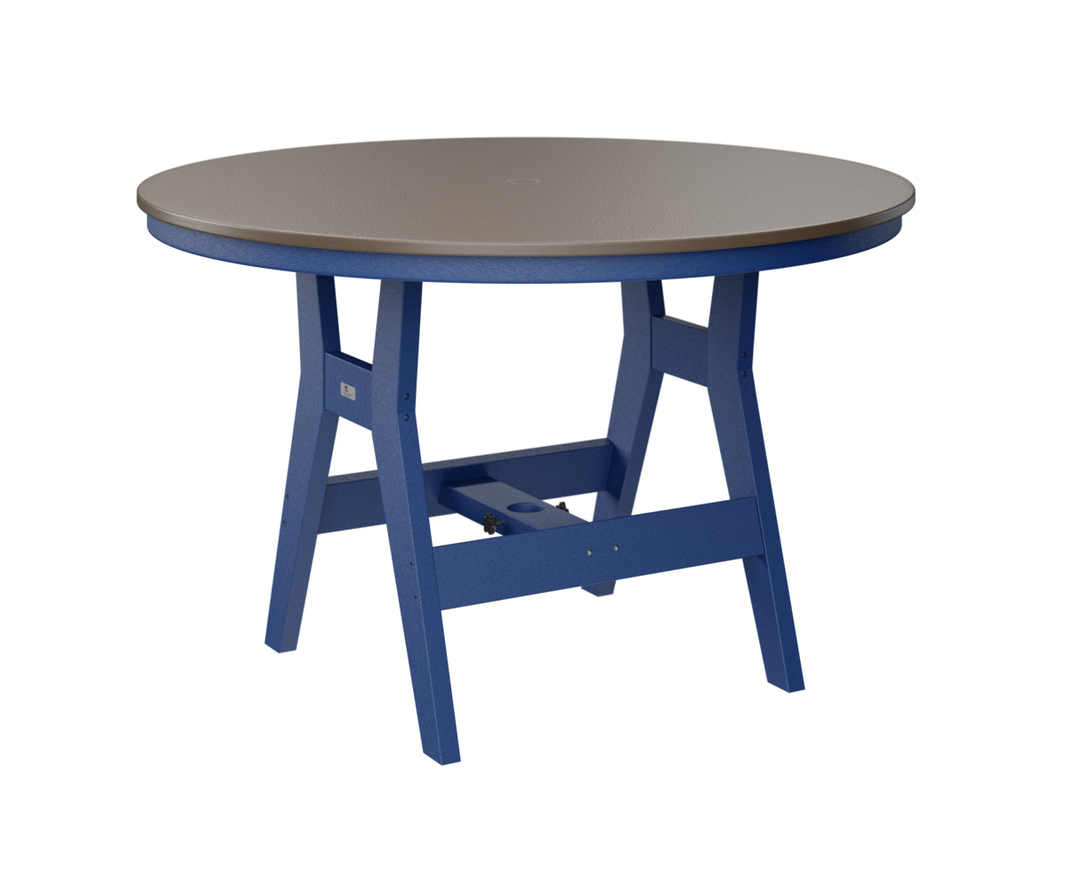 Berlin Gardens Harbor Dining Tables 48" Round Dining Table with Hammered Top