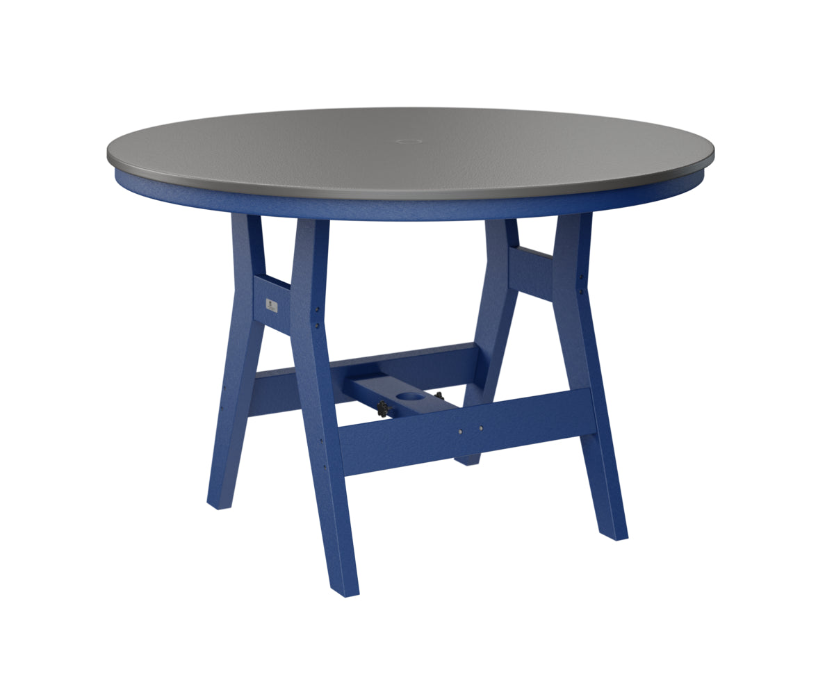 Berlin Gardens Harbor Bar Tables 48" Round Bar Table with Hammered Top