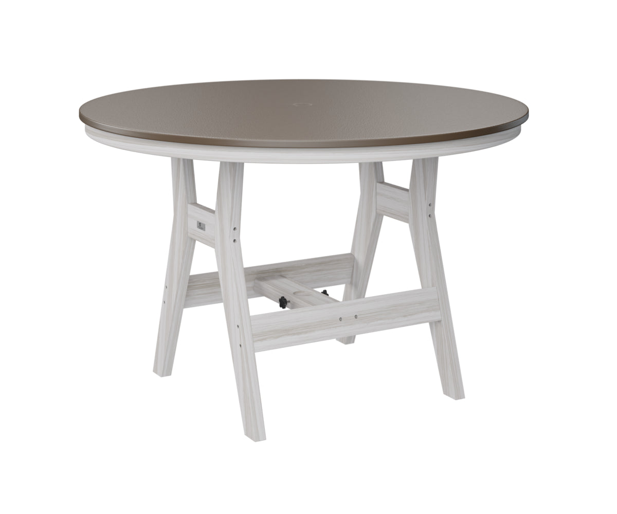Berlin Gardens Harbor Counter Tables 48" Round Counter Table with Hammered Top