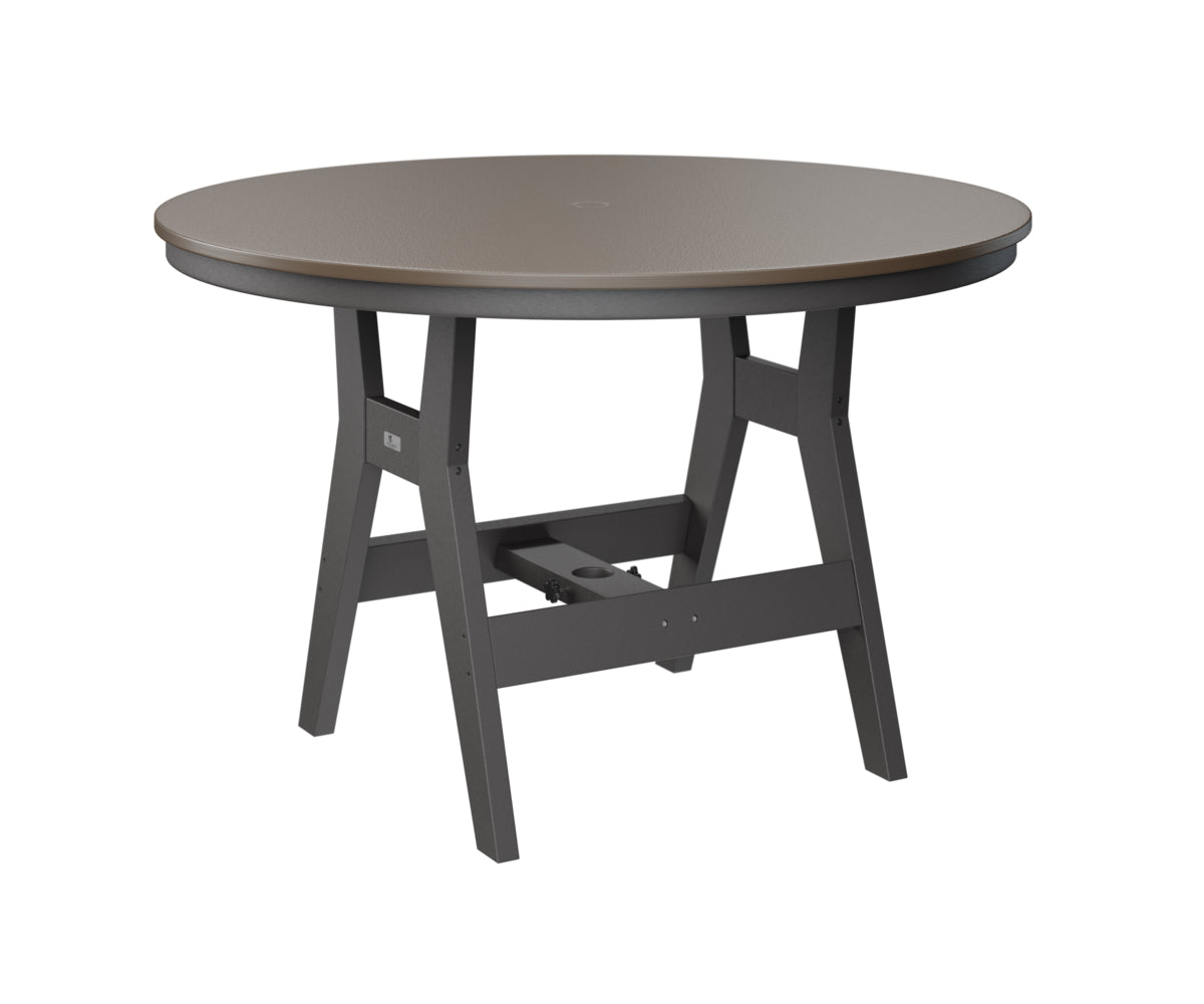 Berlin Gardens Harbor Bar Tables 48" Round Bar Table with Hammered Top