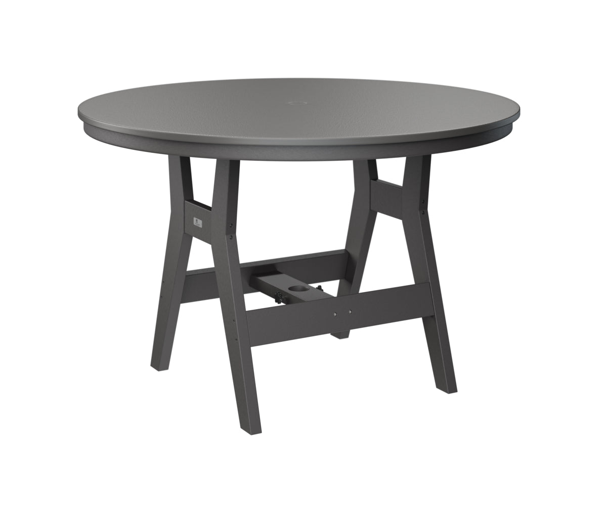 Berlin Gardens Harbor Dining Tables 48" Round Dining Table with Hammered Top