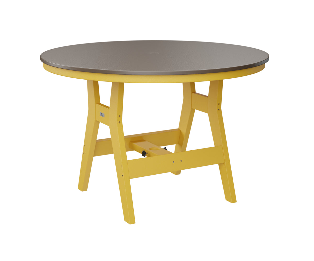 Berlin Gardens Harbor Counter Tables 48" Round Counter Table with Hammered Top