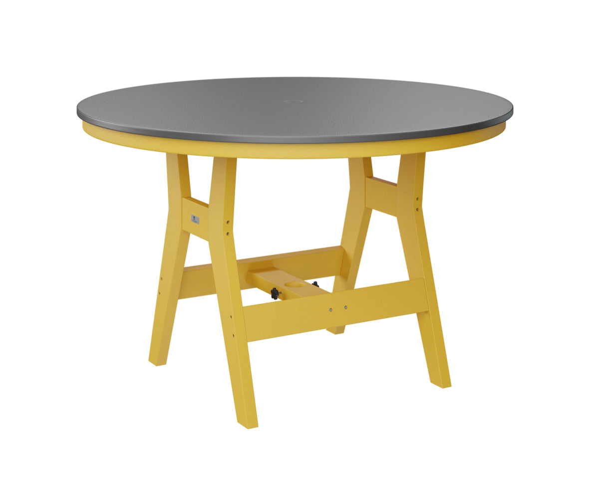 Berlin Gardens Harbor Counter Tables 48" Round Counter Table with Hammered Top