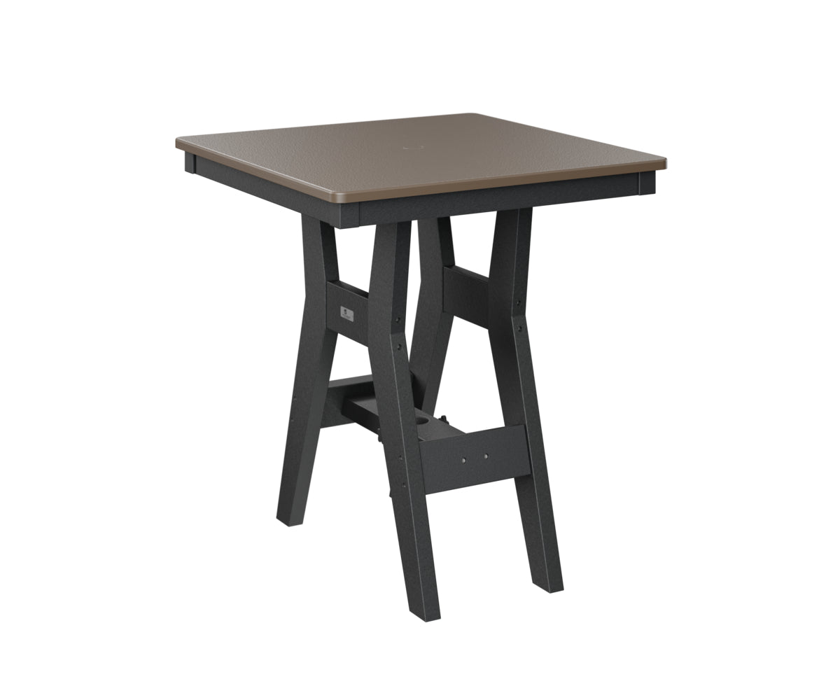 Berlin Gardens Harbor Counter Tables 28" Square Counter Table with Hammered Top