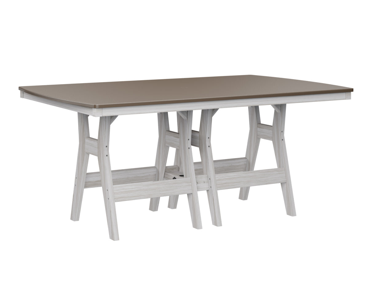 Berlin Gardens Harbor Dining Tables 44" x 72" Rectangular Dining Table with Hammered Top