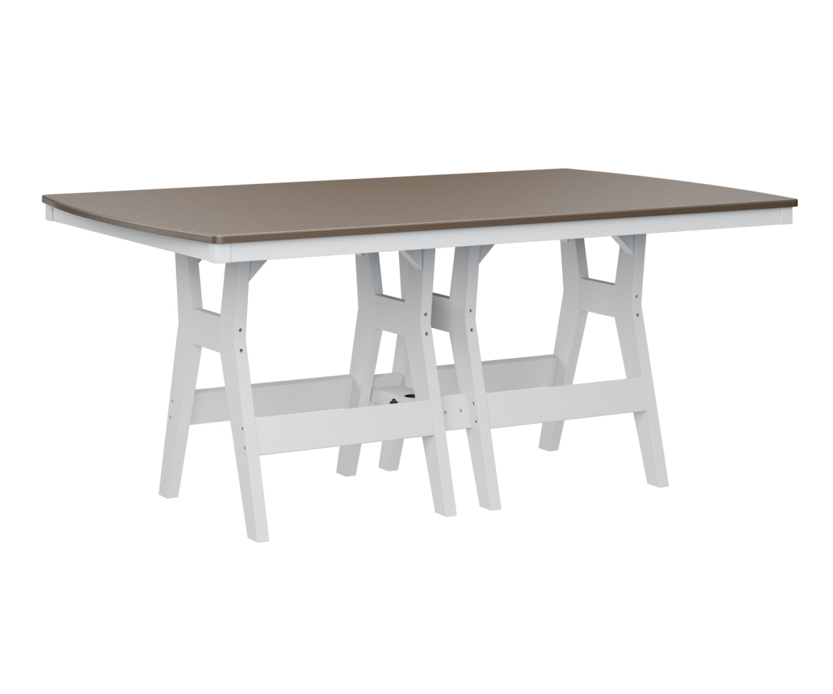 Berlin Gardens Harbor Dining Tables 44" x 72" Rectangular Dining Table with Hammered Top