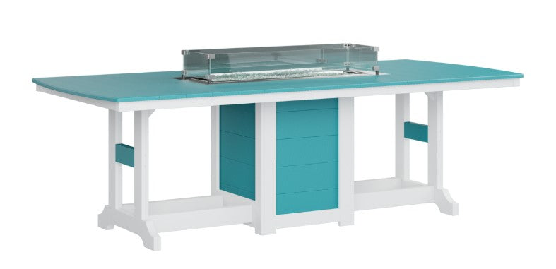 Berlin Gardens Garden Classic Standard Top 44" x 96" Rectangular Fire Dining Table