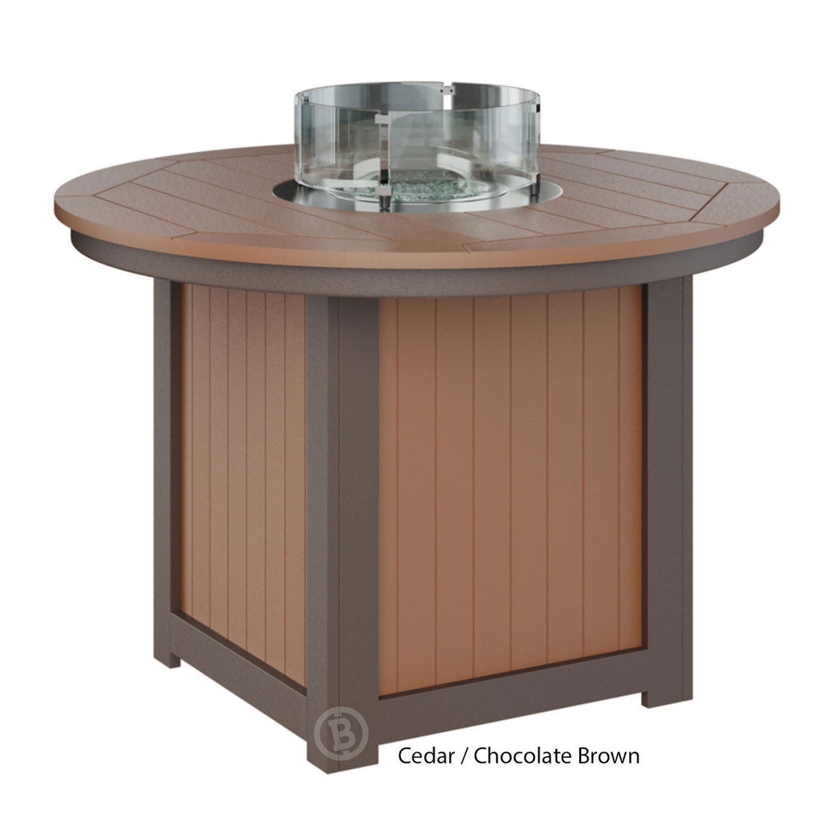 Berlin Gardens Donoma Standard Top 44" Round Fire Table Counter