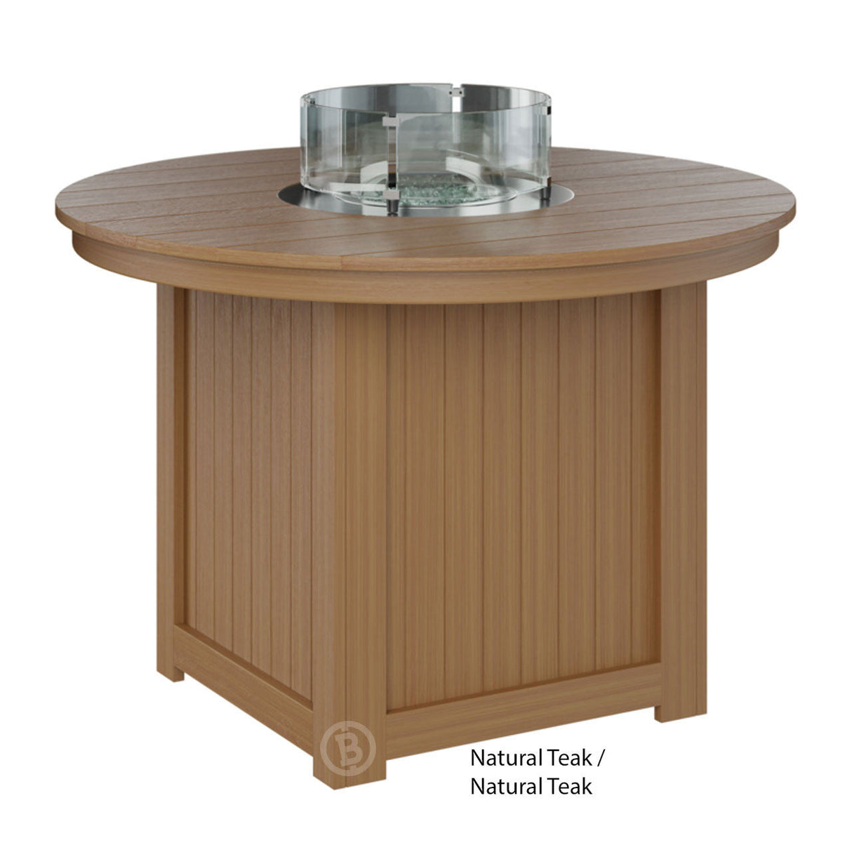 Berlin Gardens Donoma Standard Top 44" Round Fire Table Counter