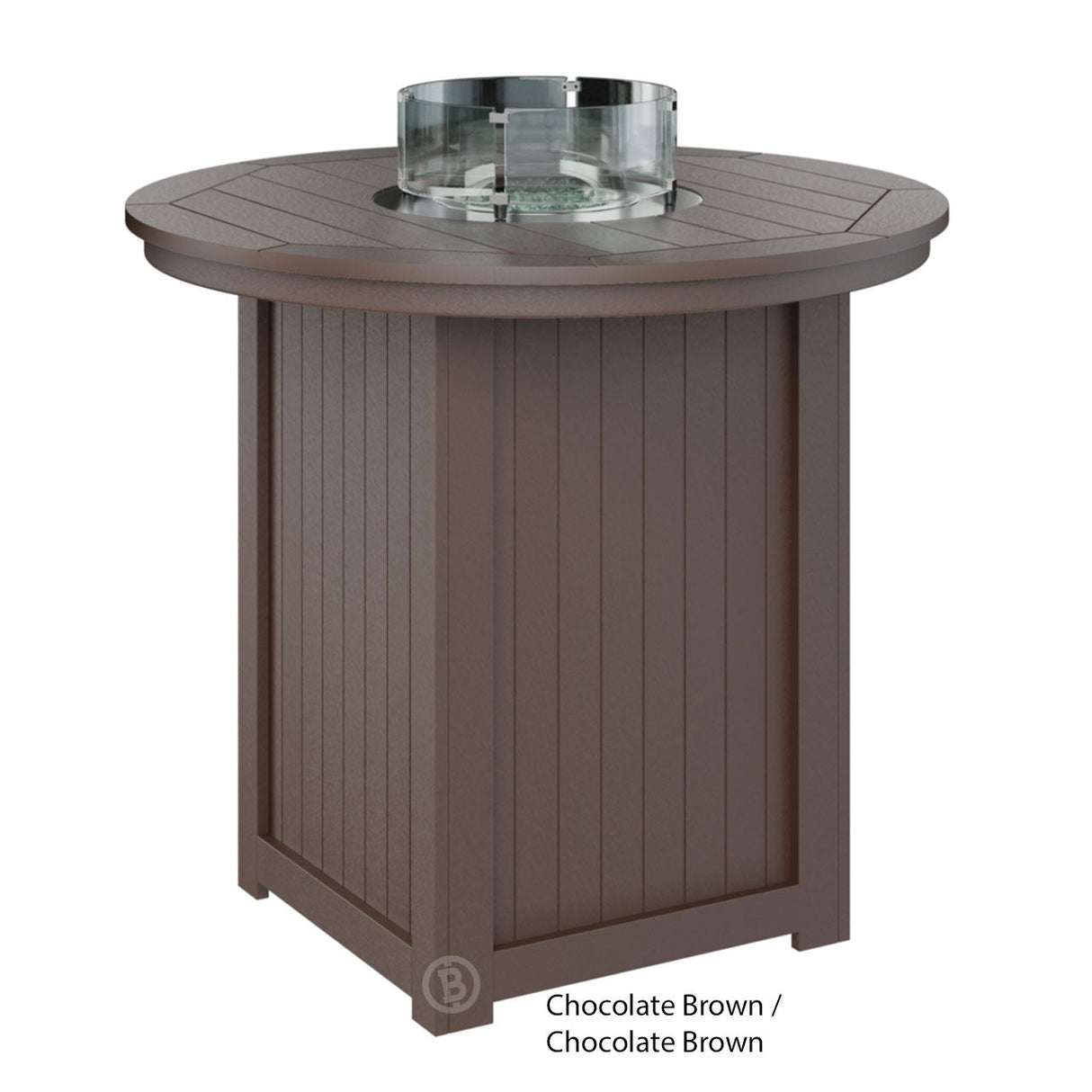Berlin Gardens Donoma Standard Top 44" Round Fire Table Bar