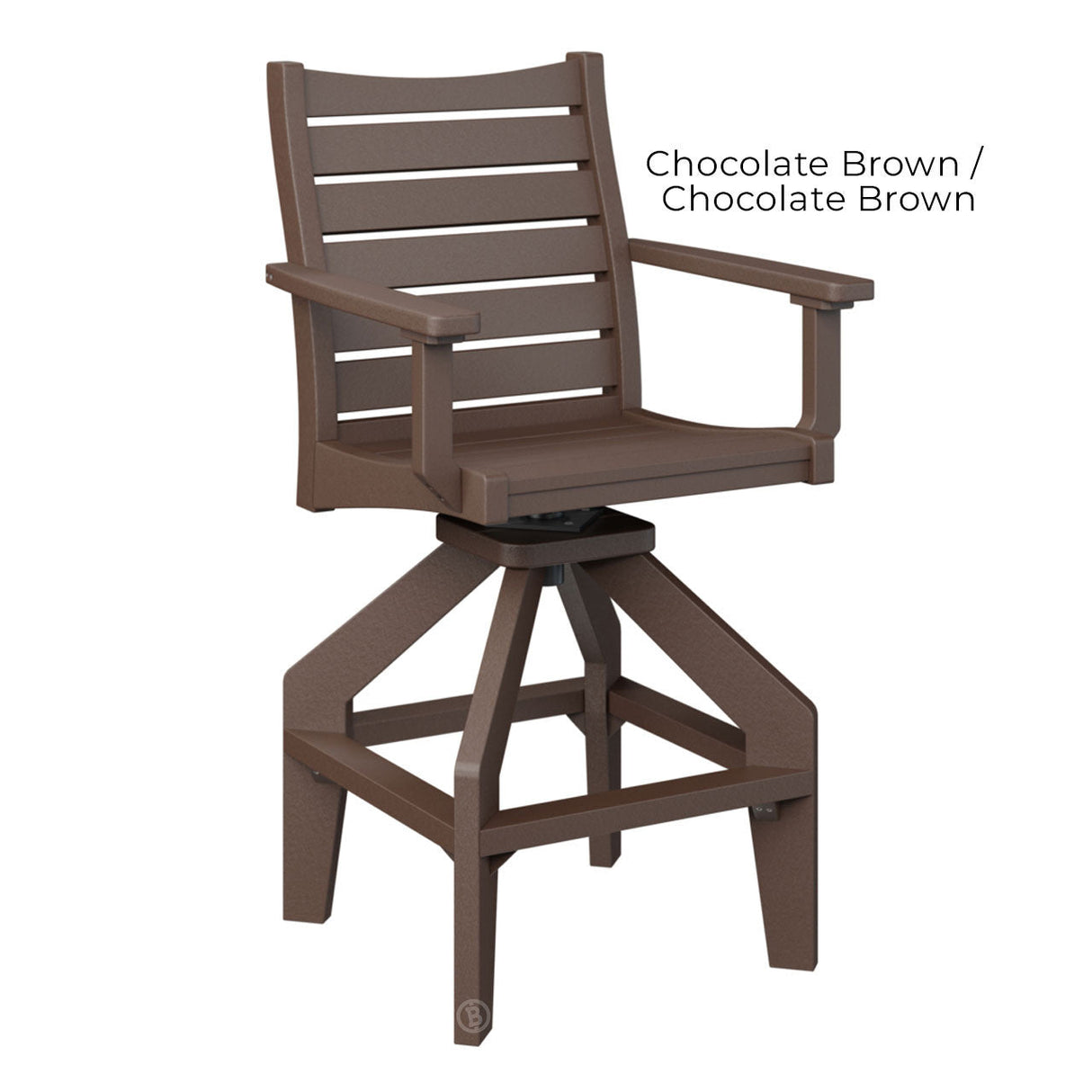Berlin Gardens Bristol Swivel Bar Chair