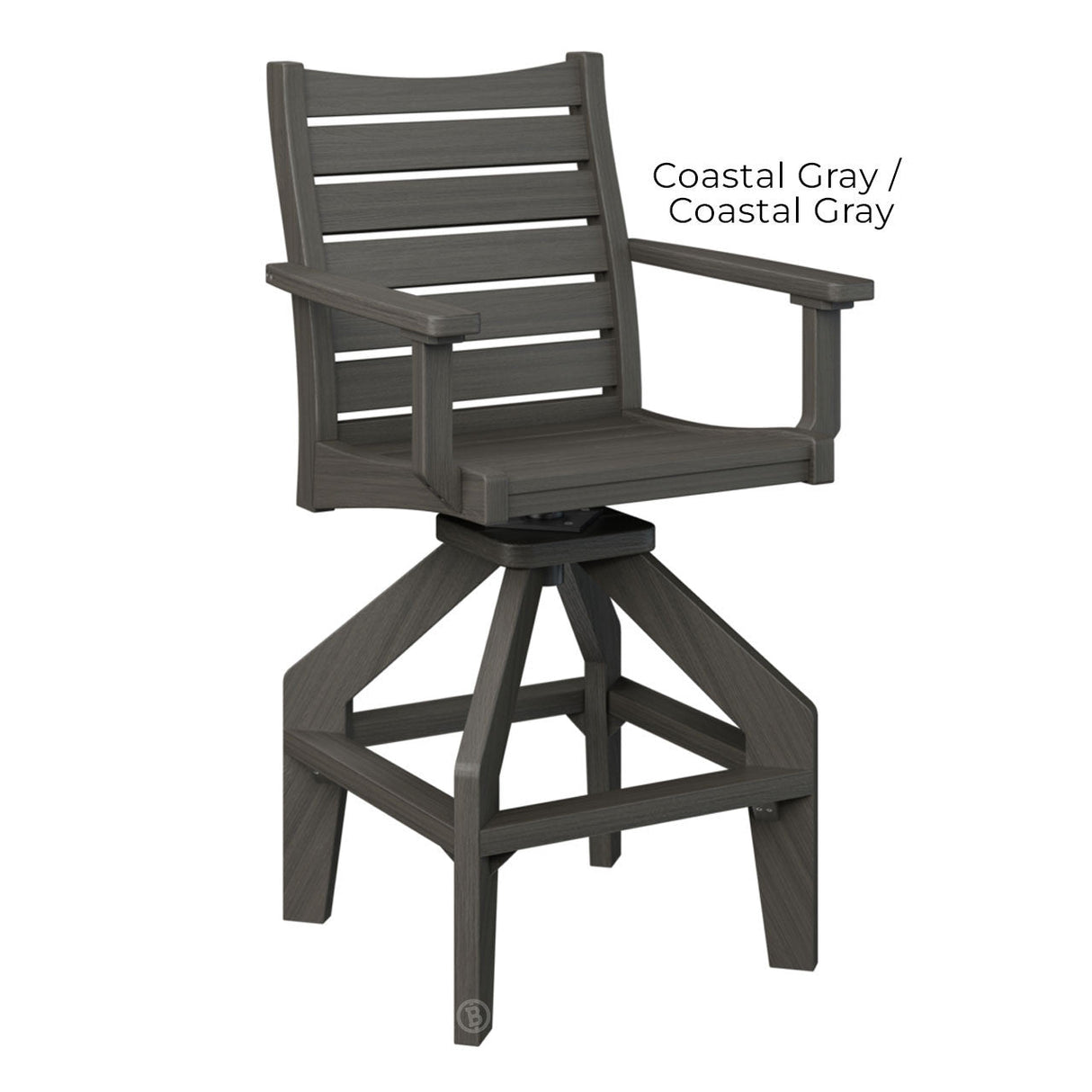Berlin Gardens Bristol Swivel Bar Chair