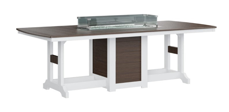 Berlin Gardens Garden Classic Standard Top 44" x 96" Rectangular Fire Bar Table