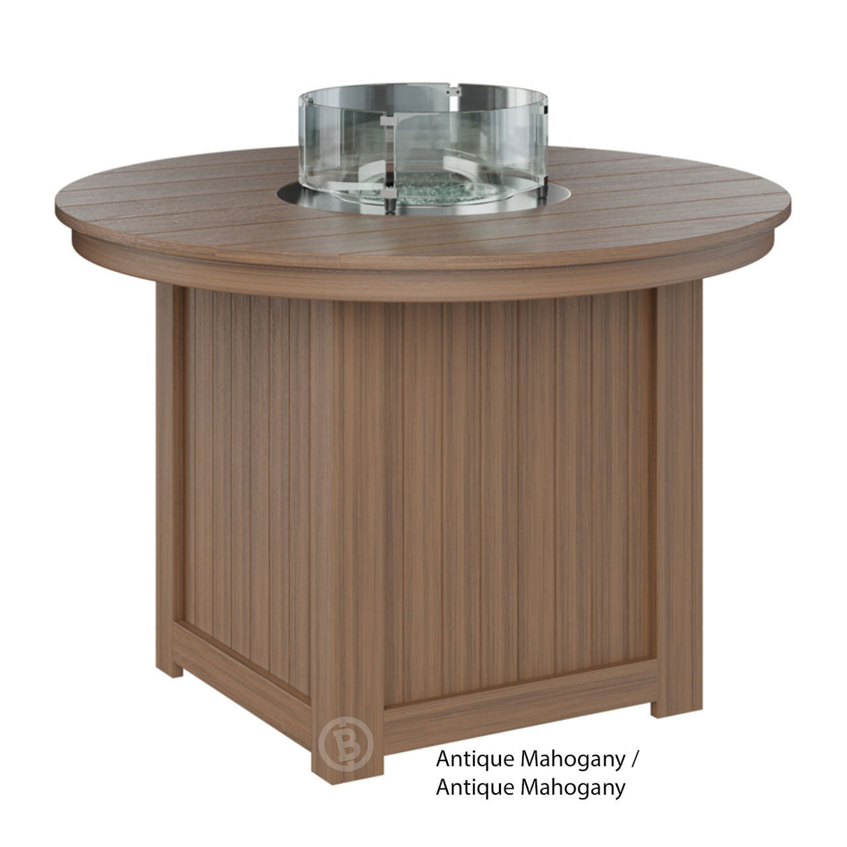 Berlin Gardens Donoma Standard Top 44" Round Fire Table Dining
