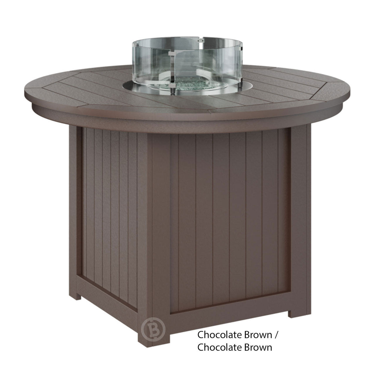 Berlin Gardens Donoma Standard Top 44" Round Fire Table Dining