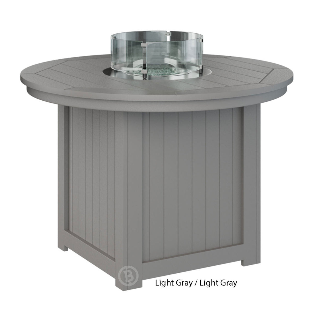 Berlin Gardens Donoma Standard Top 44" Round Fire Table Dining