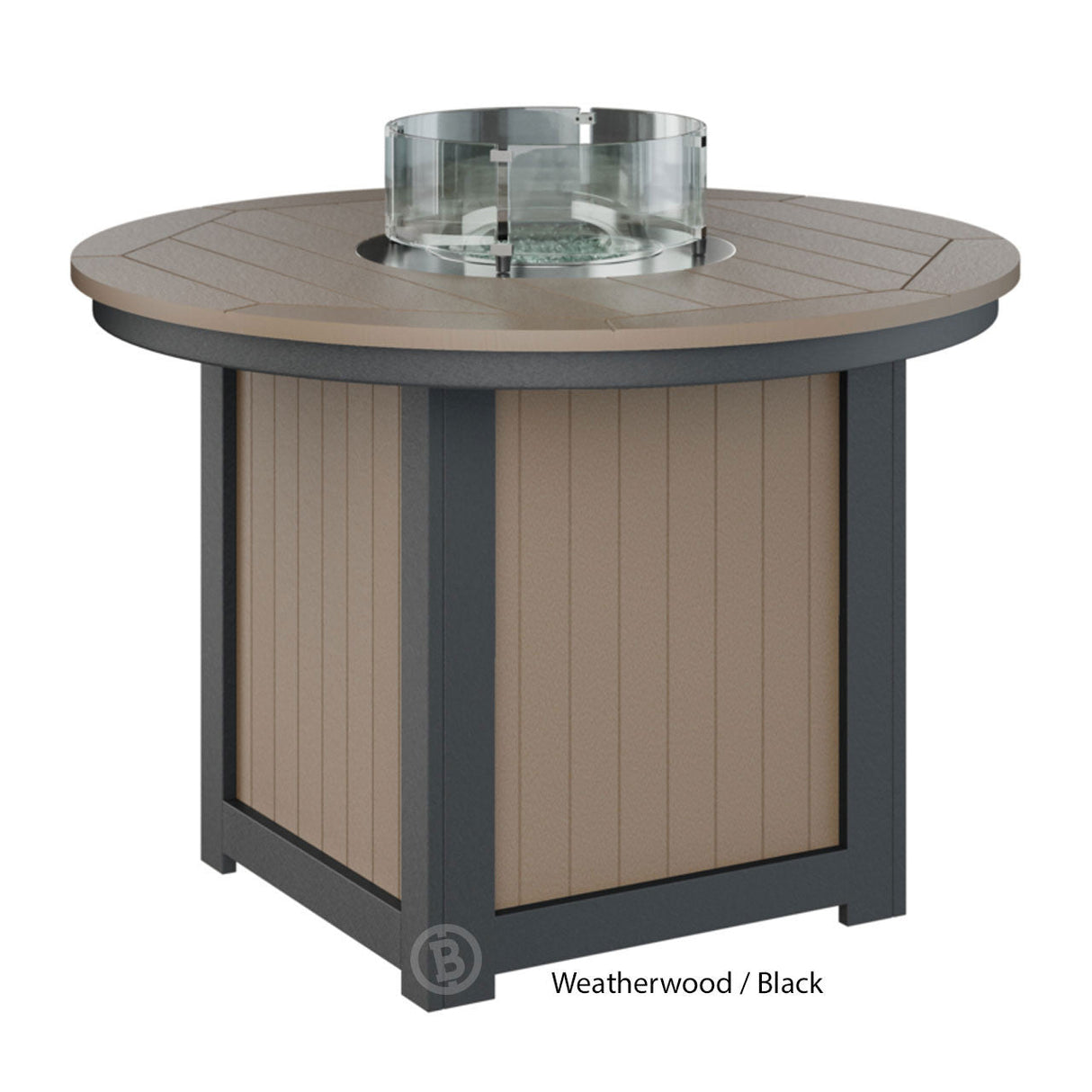 Berlin Gardens Donoma Standard Top 44" Round Fire Table Dining