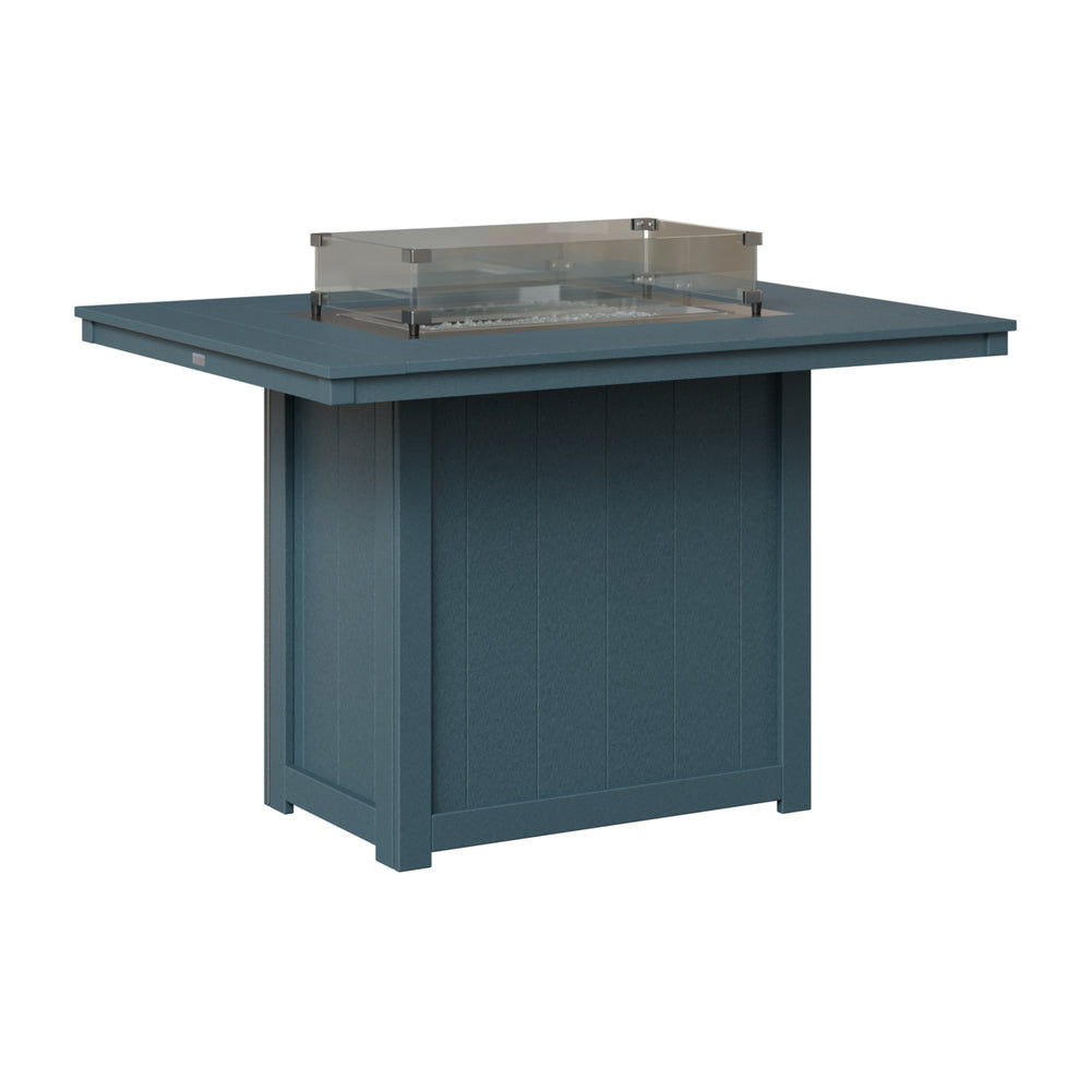 Berlin Gardens Donoma Standard Top 42" x 54" Rectangular Fire Table Counter