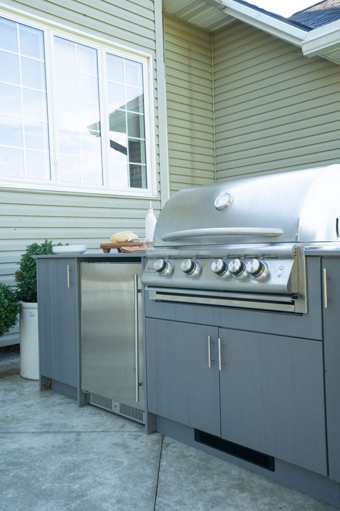 Berlin Gardens Agora 104" Outdoor Kitchen for Blaze Grill
