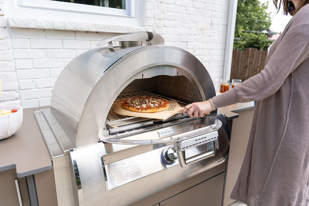 Berlin Gardens Agora 83" Outdoor Kitchen for Fire Magic Grill