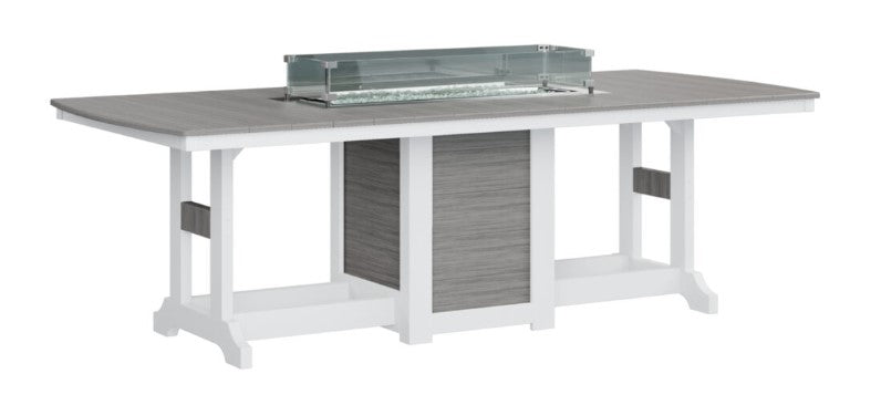 Berlin Gardens Garden Classic Standard Top 44" x 96" Rectangular Fire Bar Table
