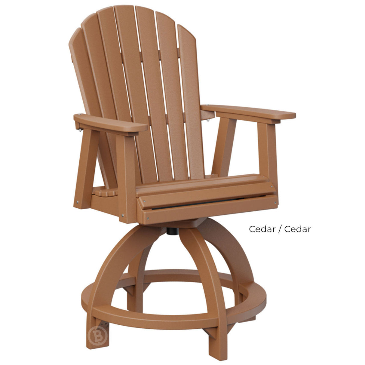 Berlin Gardens Comfo-Back Swivel Counter Chair