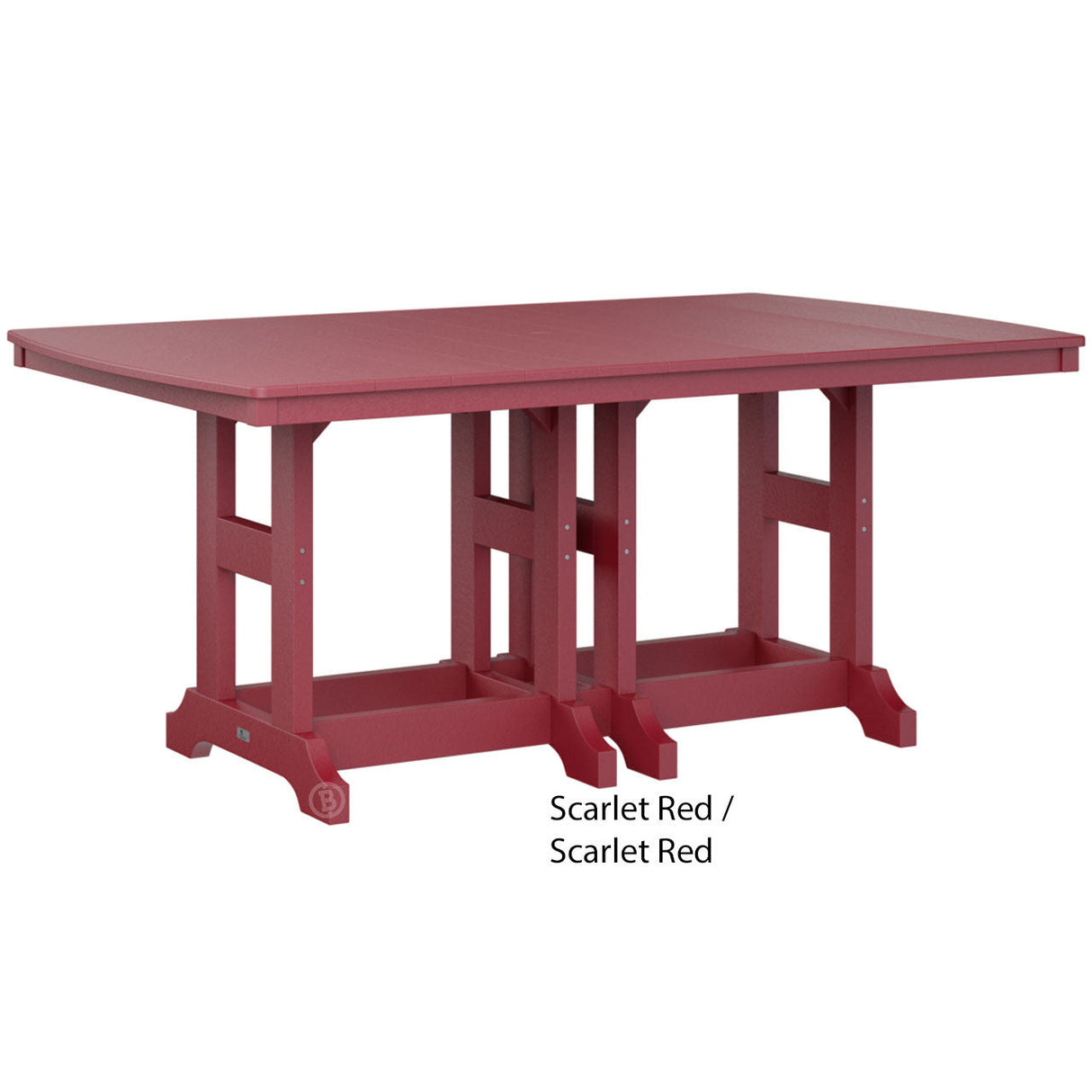 Berlin Gardens Garden Classic Standard Top 44" x 72" Rectangular Bar Table