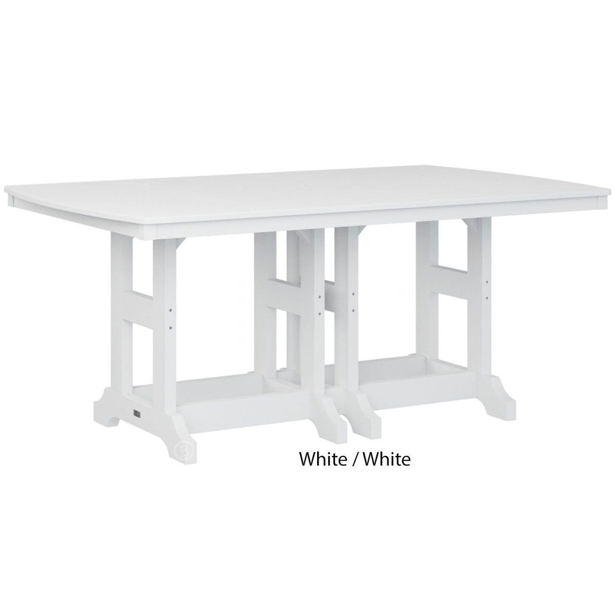 Berlin Gardens Garden Classic Standard Top 44" x 72" Rectangular Bar Table
