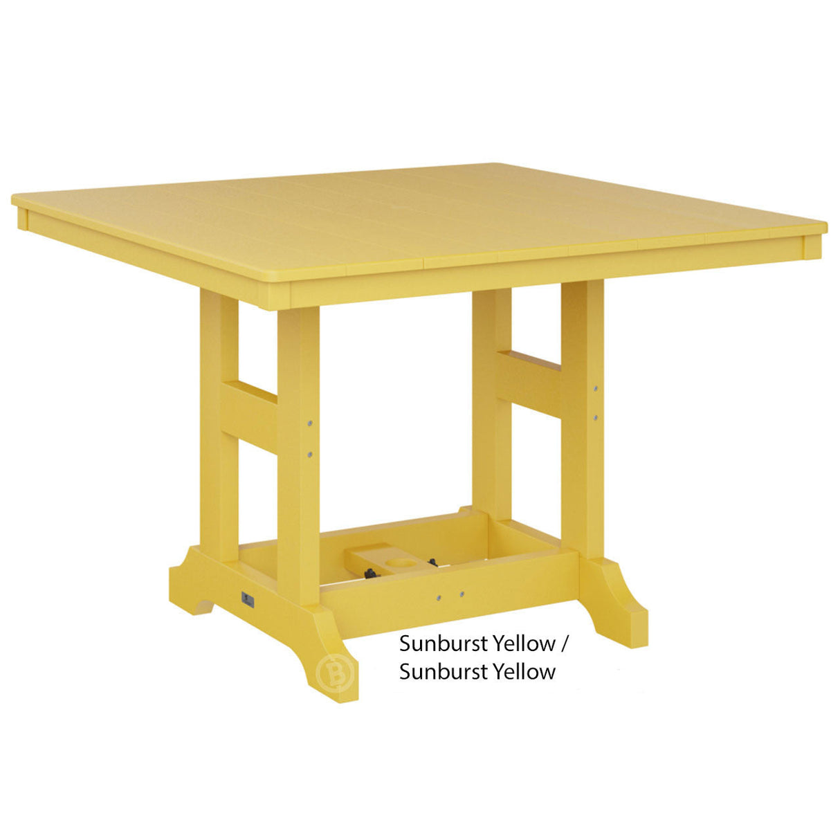 Berlin Gardens Garden Classic Standard Top 44" Square Counter Table