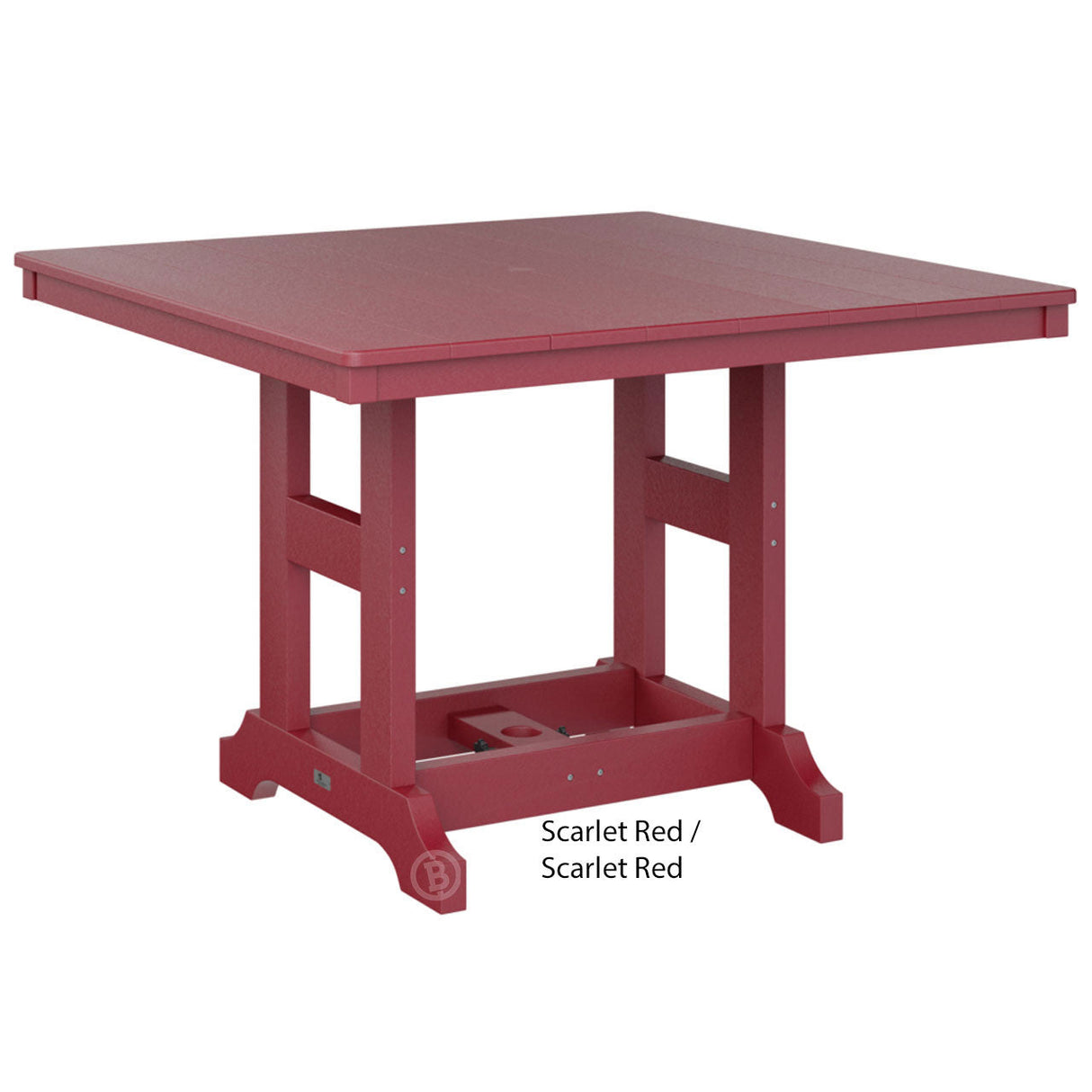 Berlin Gardens Garden Classic Standard Top 44" Square Dining Table