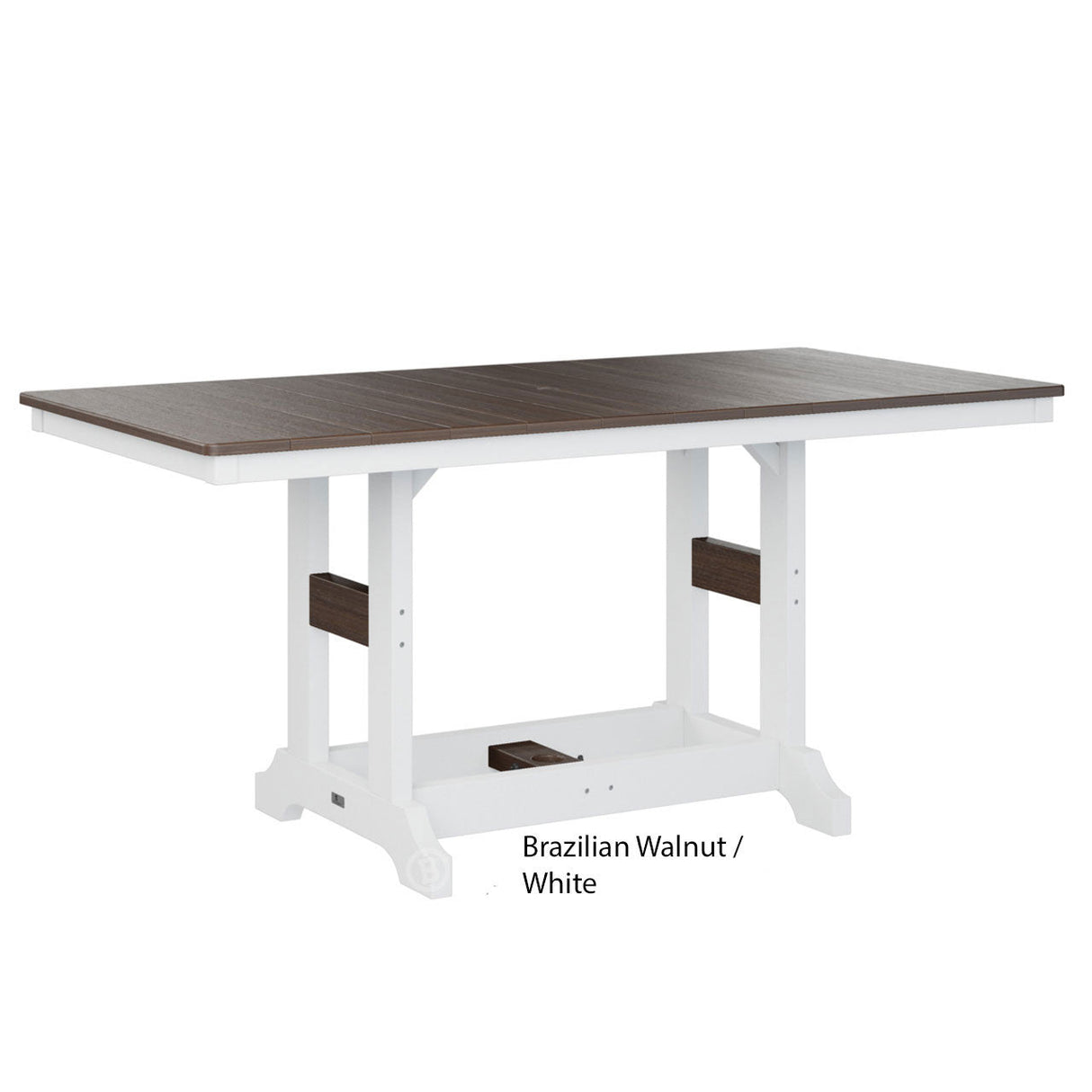Berlin Gardens Garden Classic Standard Top 33" x 66" Rectangular Bar Table
