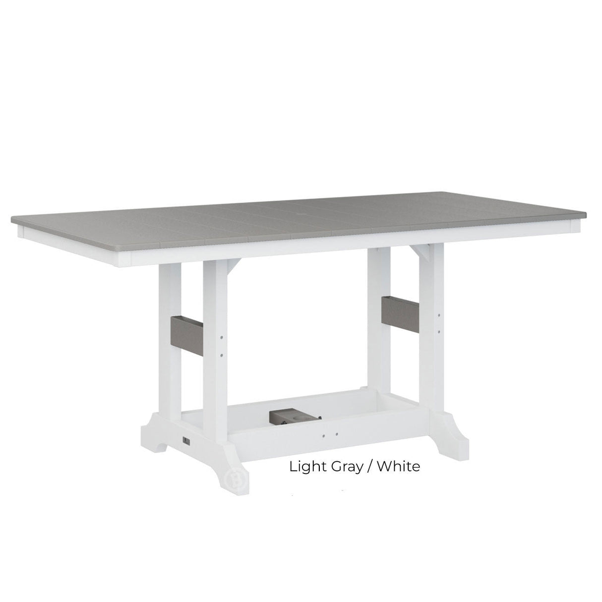 Berlin Gardens Garden Classic Standard Top 33" x 66" Rectangular Bar Table