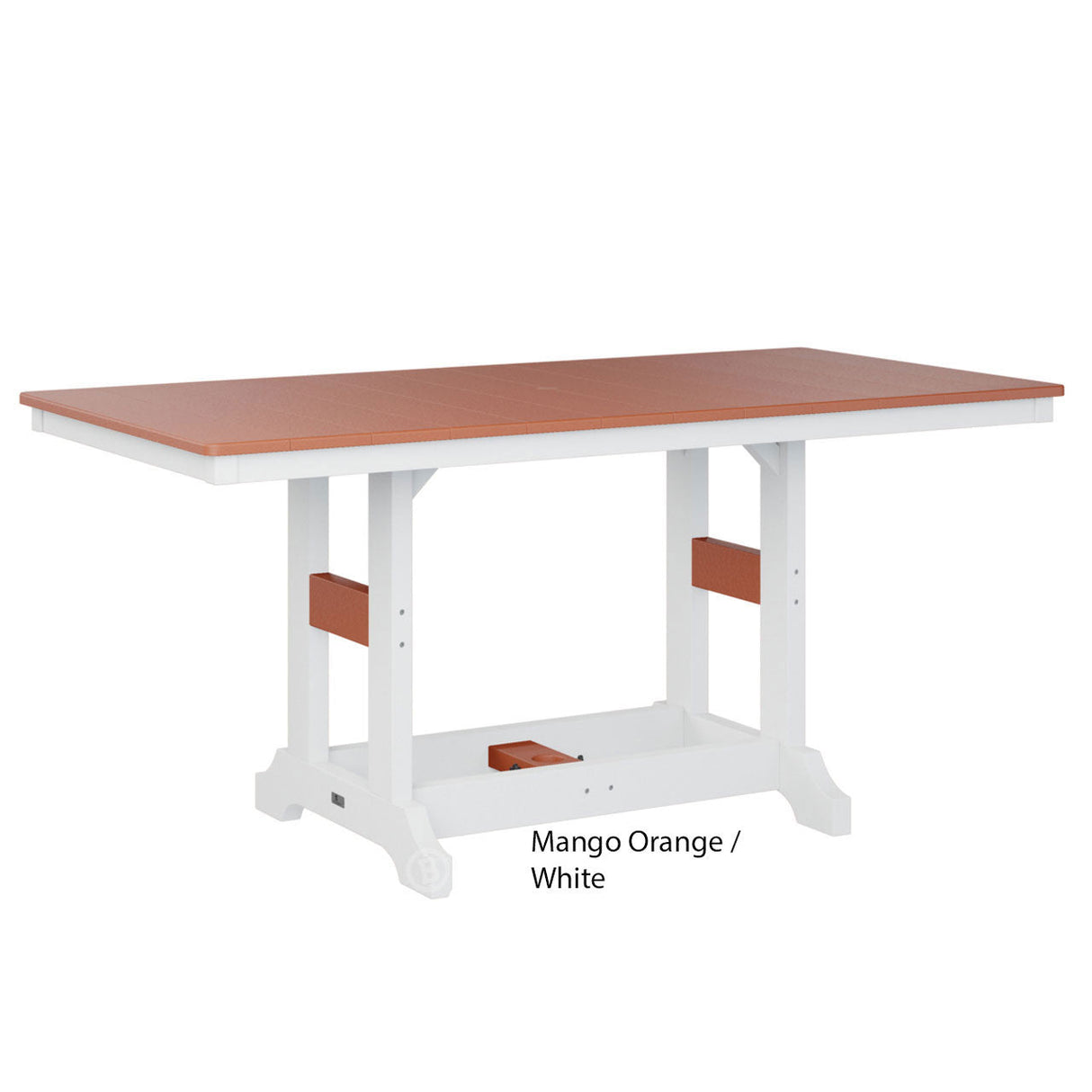 Berlin Gardens Garden Classic Standard Top 33" x 66" Rectangular Counter Table