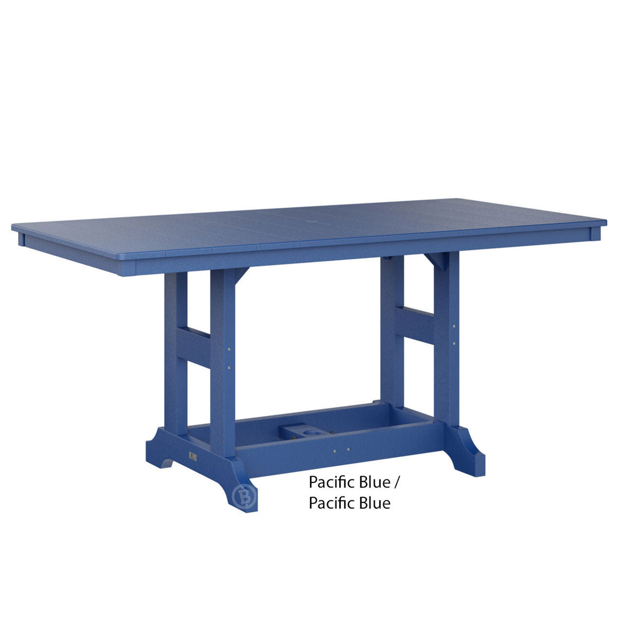 Berlin Gardens Garden Classic Standard Top 33" x 66" Rectangular Counter Table