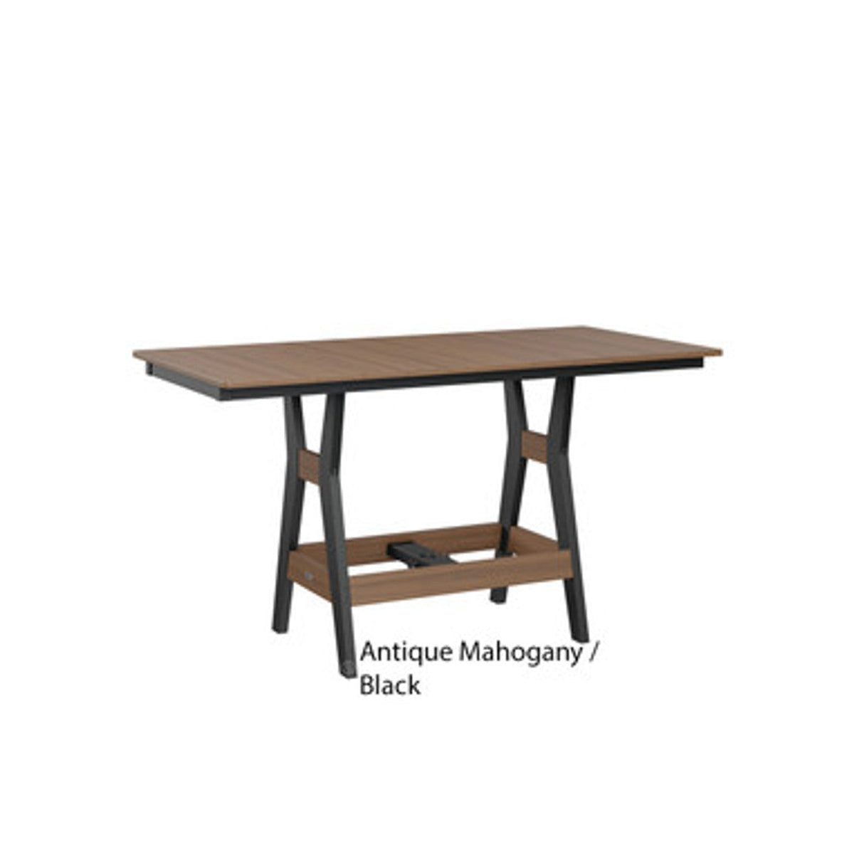 Berlin Gardens Harbor 33" x 66" Rectangular Counter Table