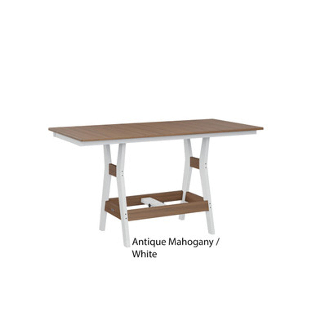 Berlin Gardens Harbor 33" x 66" Rectangular Counter Table