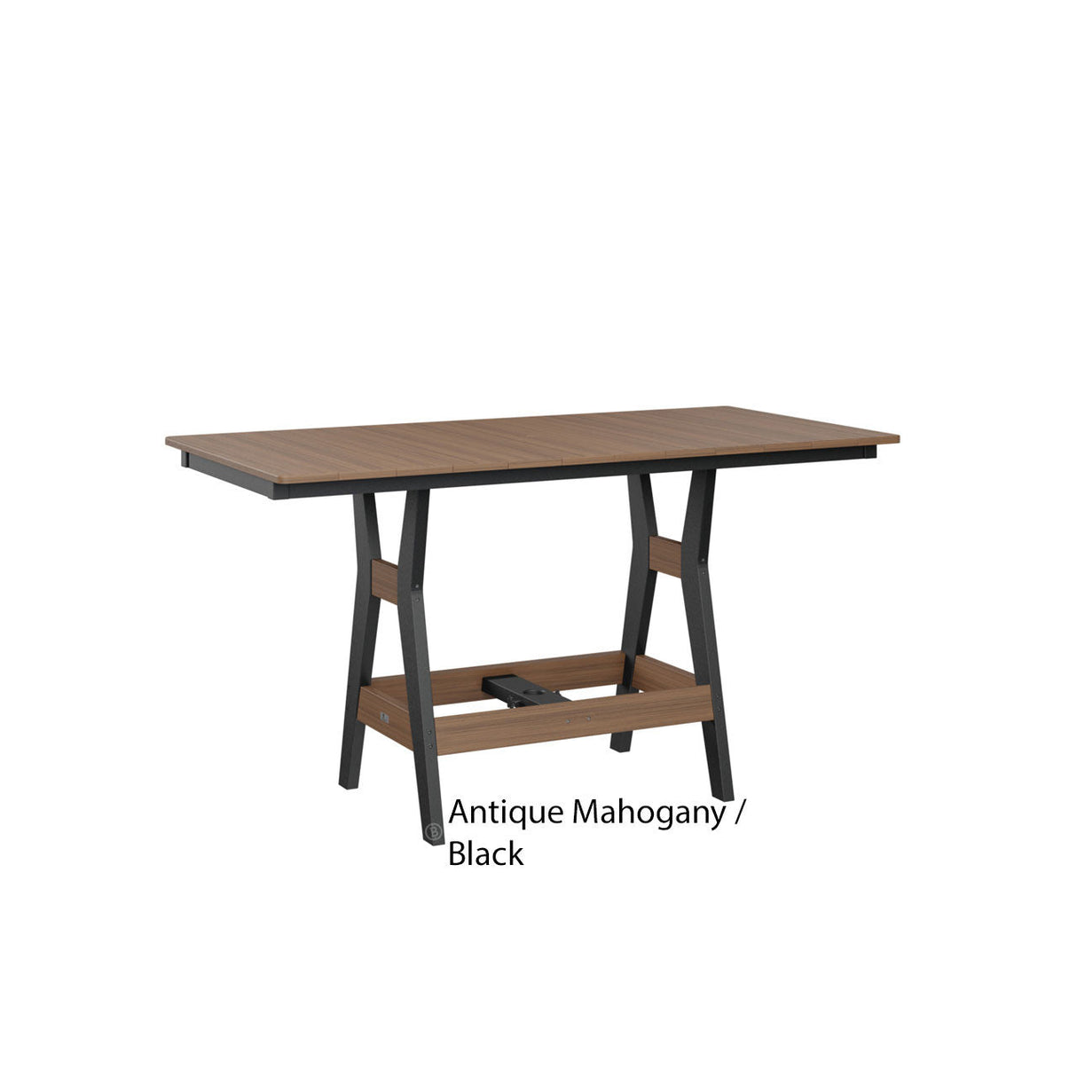 Berlin Gardens Harbor 33" x 66" Rectangular Dining Table