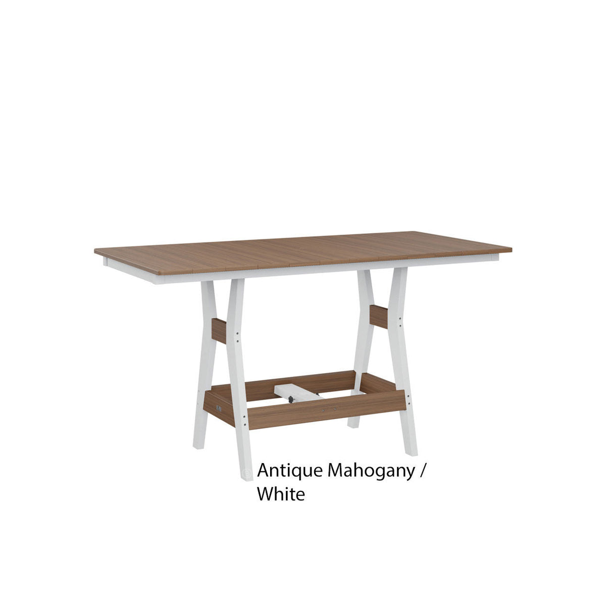 Berlin Gardens Harbor 33" x 66" Rectangular Dining Table