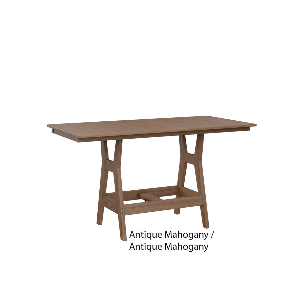 Berlin Gardens Harbor 33" x 66" Rectangular Dining Table