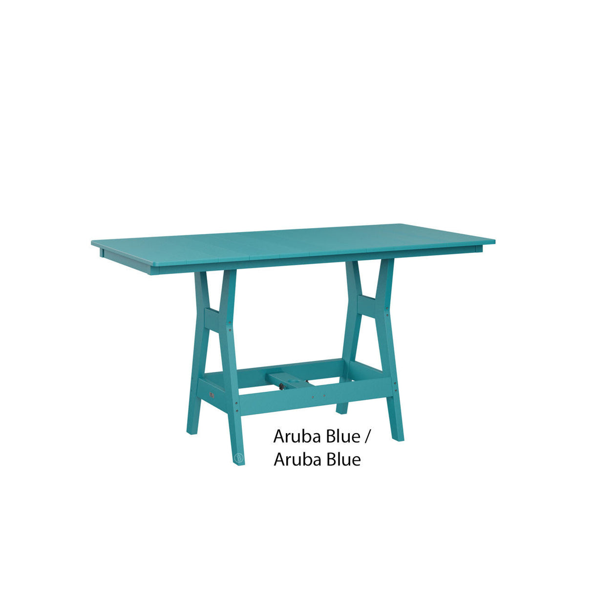 Berlin Gardens Harbor 33" x 66" Rectangular Dining Table