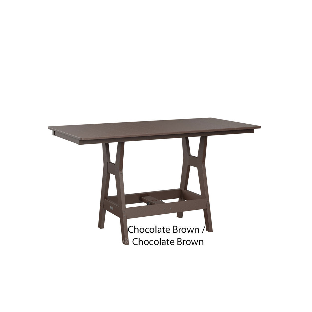 Berlin Gardens Harbor 33" x 66" Rectangular Dining Table