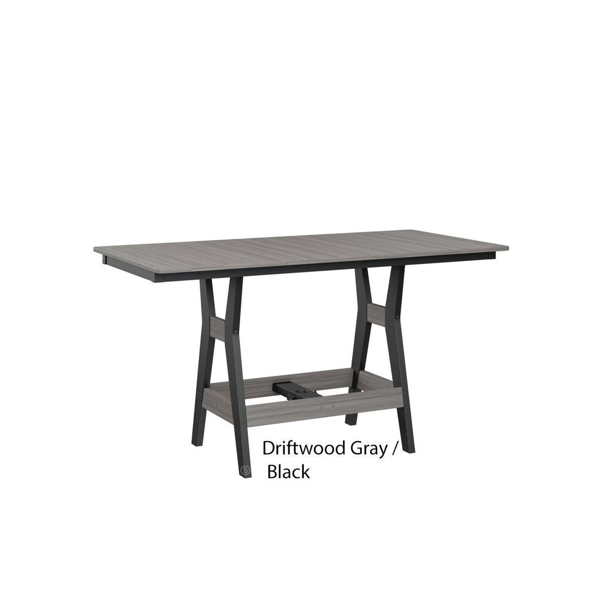 Berlin Gardens Harbor 33" x 66" Rectangular Dining Table