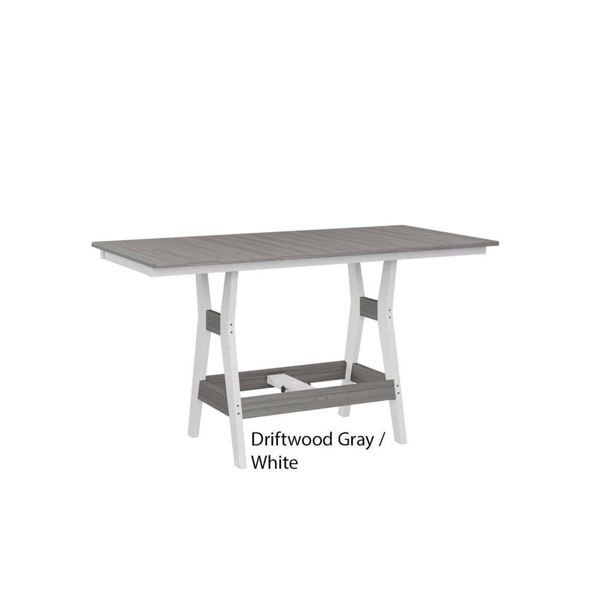 Berlin Gardens Harbor 33" x 66" Rectangular Dining Table