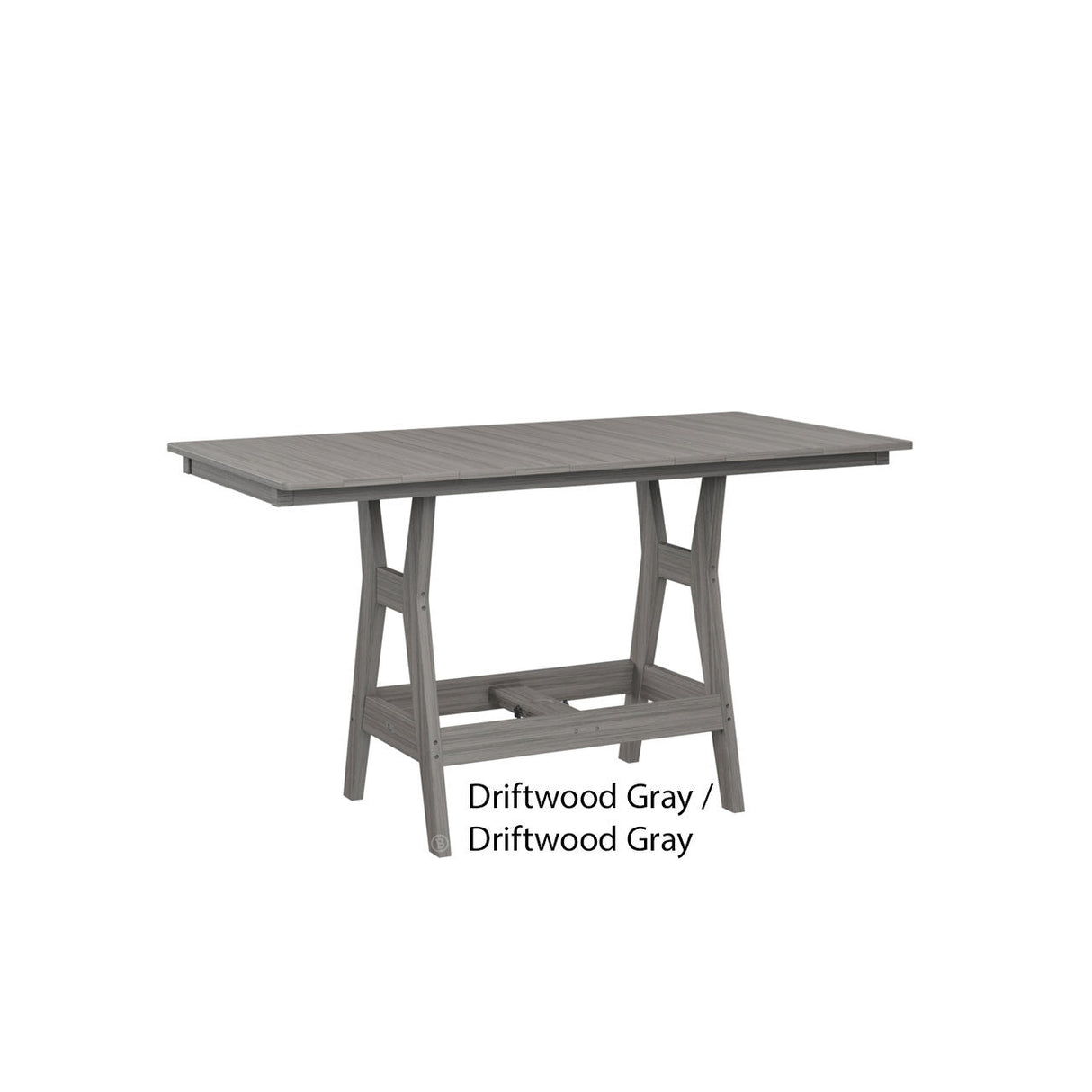 Berlin Gardens Harbor 33" x 66" Rectangular Dining Table